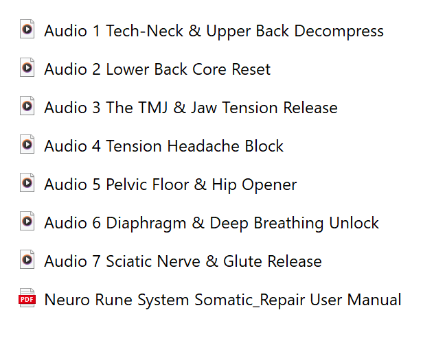 SOMATIC REPAIR BUNDLE | Deep Tissue & Fascial Decompression